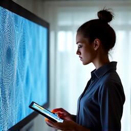 Designer textile utilisant un logiciel de CAO