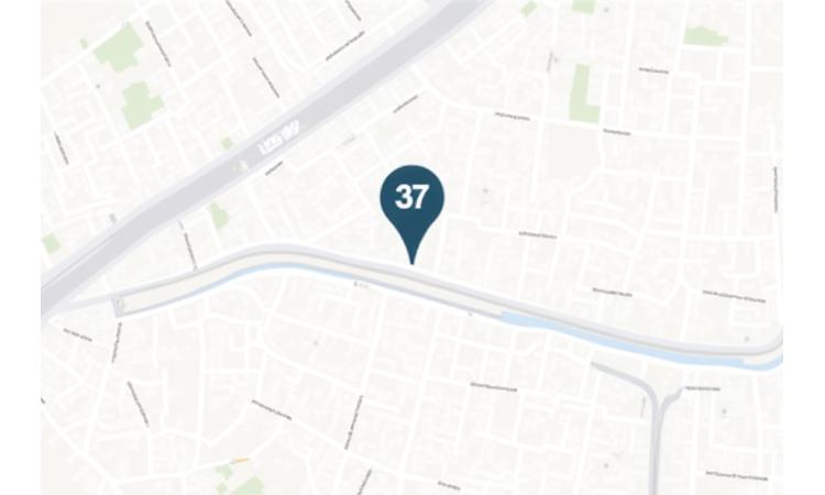 Localisation de notre bureau à Paris sur une carte.
