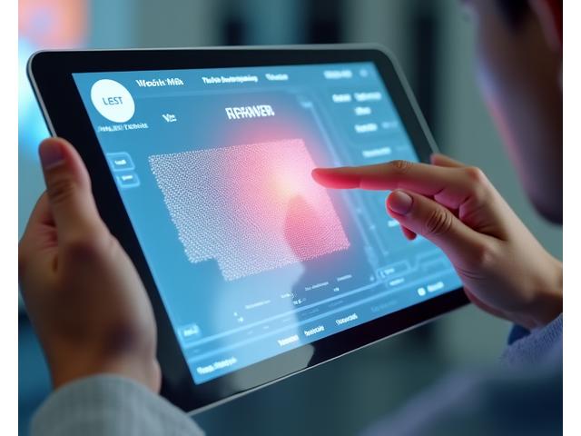 Interface utilisateur affichant des options de personnalisation textile pilotées par IA